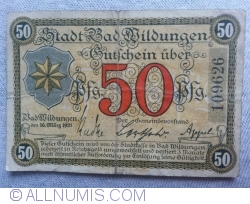50 Pfennig 1921 - Bad Wildungen