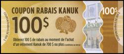 $100 Kanuk 2012
