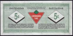 5 Cents Canadian Tire 2010