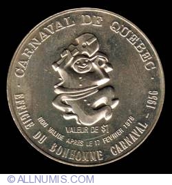 Image #2 of 1 Dollar 1978 - Québec Carnival
