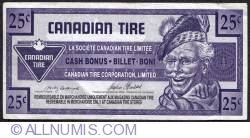 Image #1 of 25 Cents Canadian Tire 1992