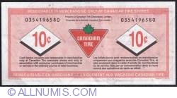 10 Cents Canadian Tire 2008