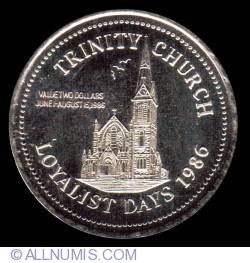 Image #2 of 2 Dollars 1986 – Saint John, New-Brunswick