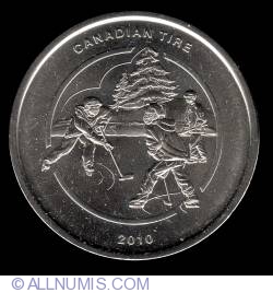 1 Dollar Canadian Tire 2010 - Hockey