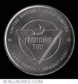 1 Dollar Canadian Tire 2010 - Toboggan