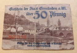 50 Pfennig 1919 - Gemünden am Main