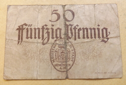 50 Pfennig 1919 - Gemünden am Main