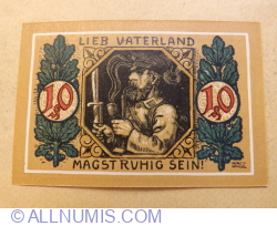 10 Pfennig 1918 (1.IV.) - Lindenberg im Allgäu, City of