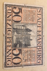 50 Pfennig 1918 (5.VII.) - Marburg, City of