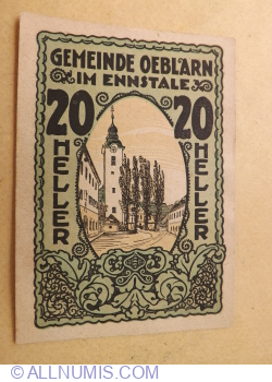 20 Heller 1920 (21.VII.) - Oeblarn im Ennstale