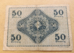 50 Pfennig 1918 - Wurzburg