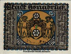 Image #2 of 5 Pfennig 1921 - Osnabrück
