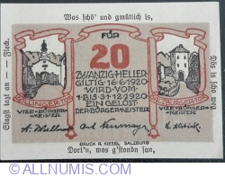 20 Heller 1920 - Hallein