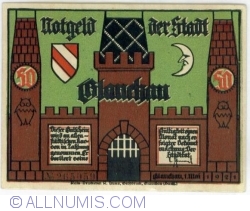 50 Pfennig 1921 - Glauchau