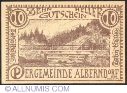 10 Heller 1920 - Alberndorf