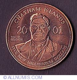 Image #1 of 5 Dolari 2001 - Tommy Solomon