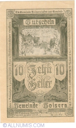 Image #1 of 10 Heller 1920 - Goisern