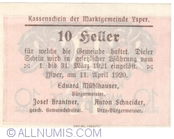 10 Heller 1920 - Ysper