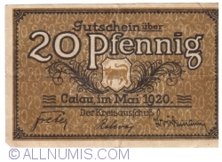 Image #2 of 20 Pfennig 1920 - Calau