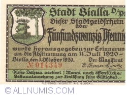 25 Pfennig 1920 - Bialla