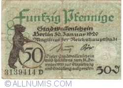 50 Pfennig 1920 - Berlin
