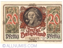 Image #1 of 20 Pfennig 1921 - Helgoland