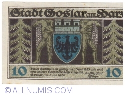 Image #1 of 10 Pfennig 1920 - Goslar