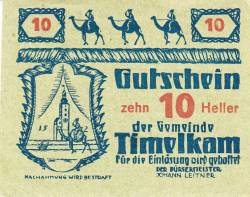 10 Heller 1920 - Timelkam