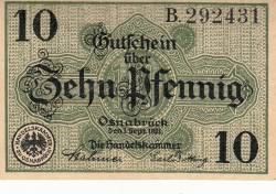 Image #1 of 10 Pfennig 1921 - Osnabrück