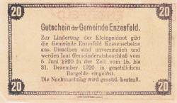20 Heller 1920 - Enzesfeld