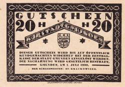 Image #2 of 20 Heller 1920 - Gmunden