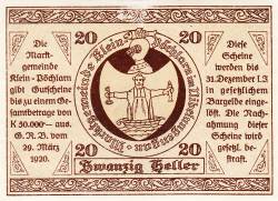 20 Heller 1920 - Klein-Pöchlarn