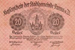20 Heller 1920 - Krems