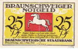Image #1 of 25 Pfennig 1921 - Braunschweig