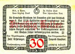 30 Heller 1920 - Kirchham (district of Gmunden)