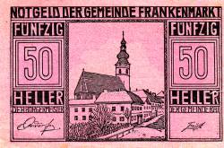50 Heller 1920 - Frankenmarkt