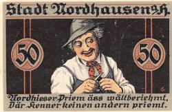 Image #1 of 50 Pfennig 1921 - Nordhausen