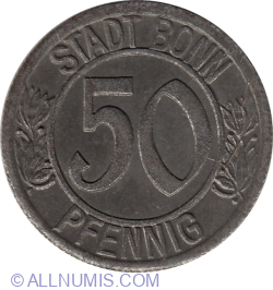 Image #1 of 50 Pfennig 1920 - Bonn