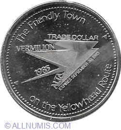 Image #1 of 1 Trade Dollar 1985 - Vermillion