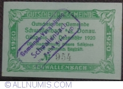 20 Heller 1920 - Schwallenbach