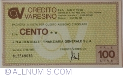 Image #1 of 100 Lire 1977 (7. X.) - Varese