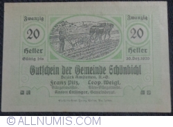 20 Heller 1920 - Schönbichl