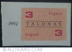 Image #1 of 3 Talonas 1992 (may - gegužė)