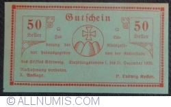 Image #2 of 50 Heller ND - Stift Göttweig (A III-a emisiune - 3. Auflage)