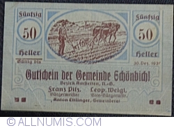 50 Heller 1920 - Schönbichl