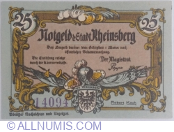 Image #1 of 25 Pfennig ND - Rheinsberg