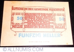 50 Heller 1920 - Ferschnitz