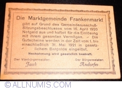 Image #2 of 50 Heller 1920 - Frankenmarkt