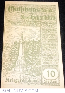 10 Heller ND - Dorf Seitenstetten