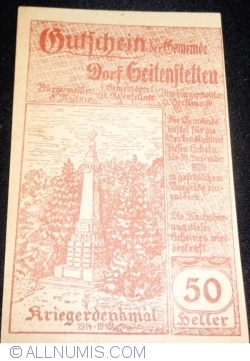50 Heller ND - Dorf Seitenstetten